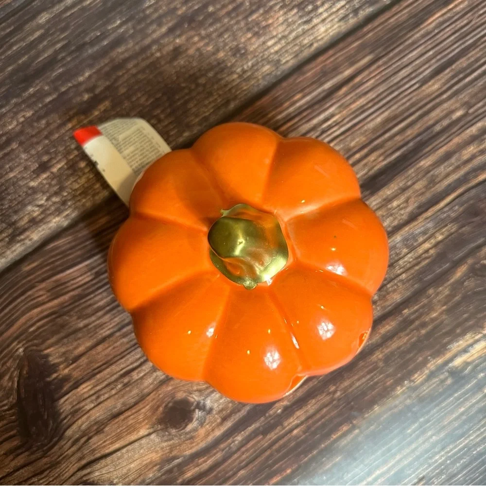Set of 3 Target Bullseye Halloween 2022 Ceramic LED Light Up Pumpkins